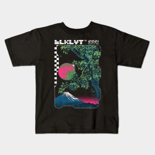 BLKLYT/28 - MOUNTAIN MOON Kids T-Shirt